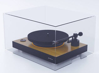 Turntable Under Optional Dust Cover